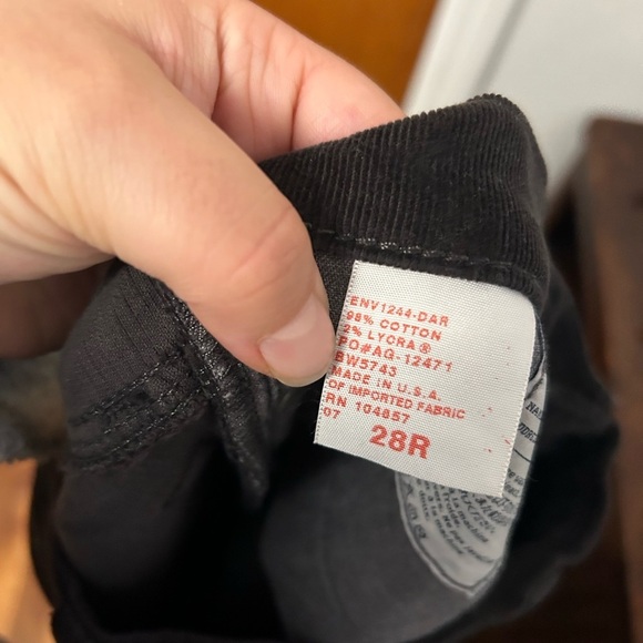 AG ADRIANO GOLDSCHMIED PREMIERE SKINNY STRAIGHT CORDUROY PANTS - Picture 5 of 5